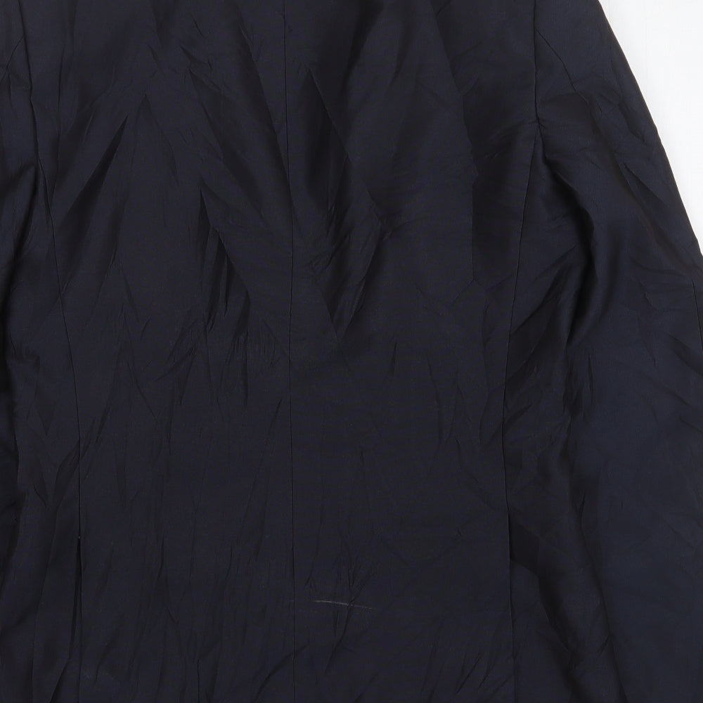 Ventuno 21 Mens Blue  Polyester Jacket Suit Jacket Size 38