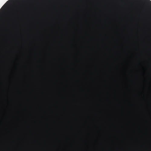 Autograph Womens Black  Wool Jacket Blazer Size 8