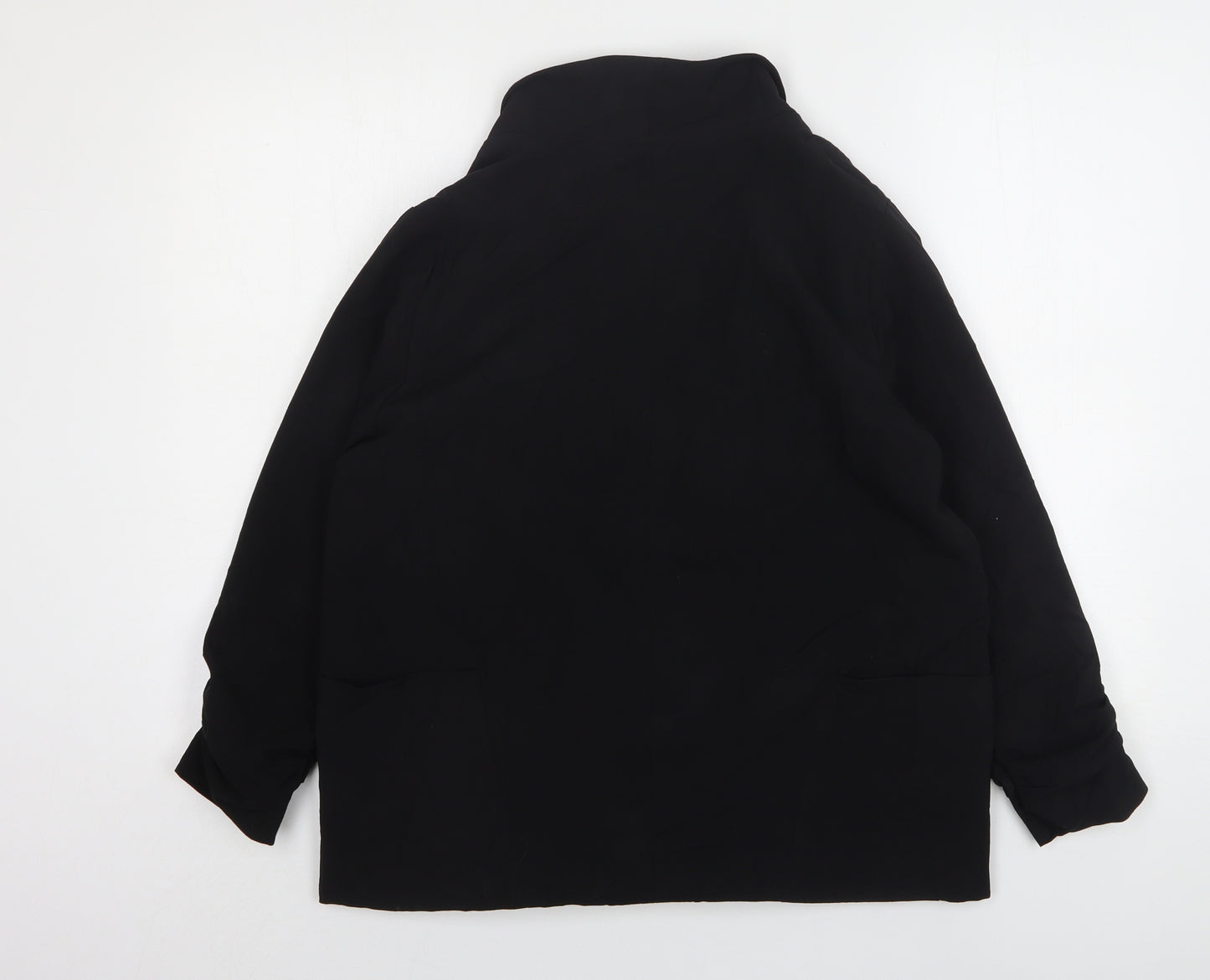 Love Label  Womens Black  Polyester Jacket Suit Jacket Size 12