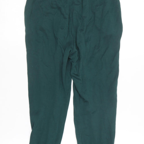 NEXT Womens Green  Modal Jogger Trousers Size 6 L20 in Regular