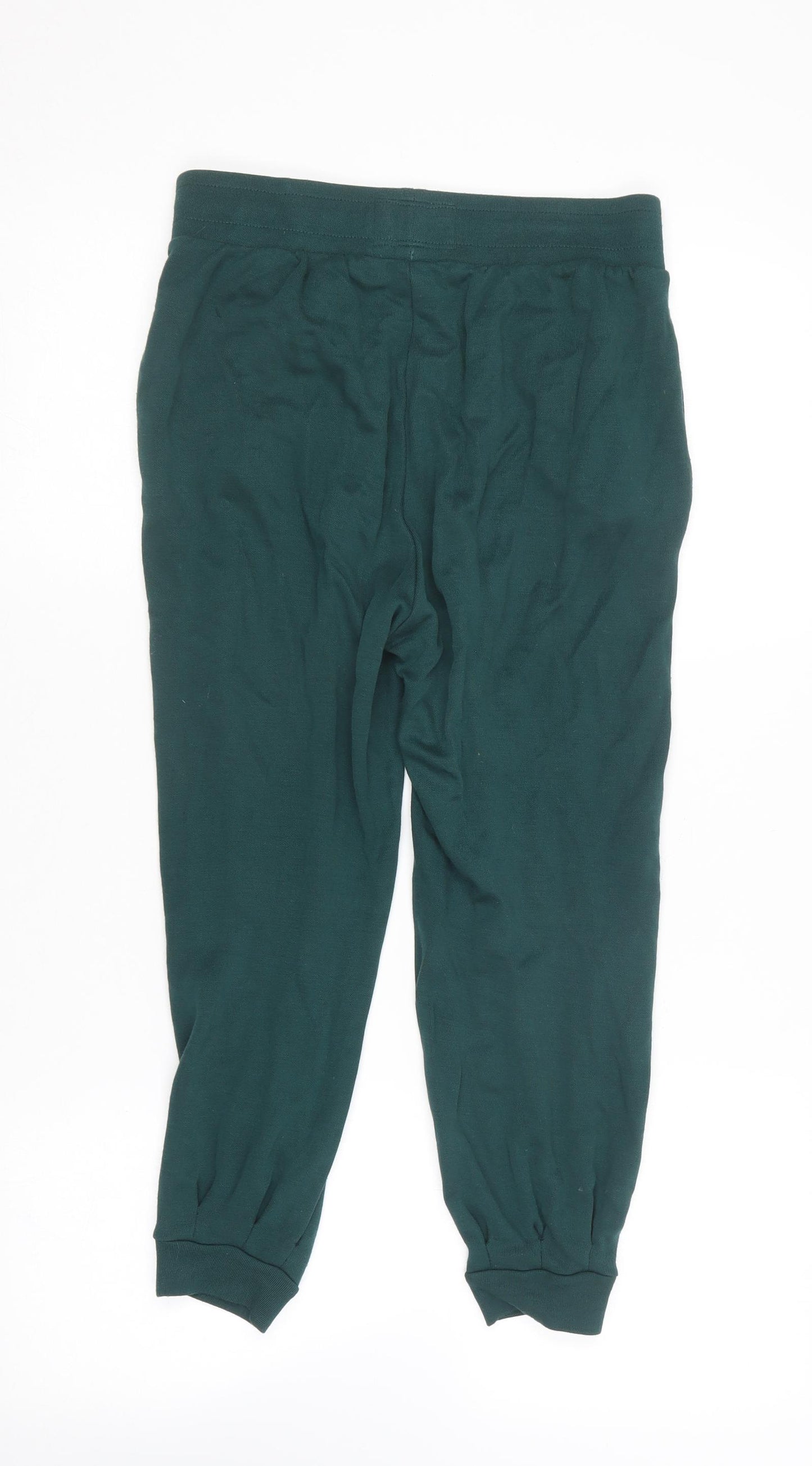 NEXT Womens Green  Modal Jogger Trousers Size 6 L20 in Regular