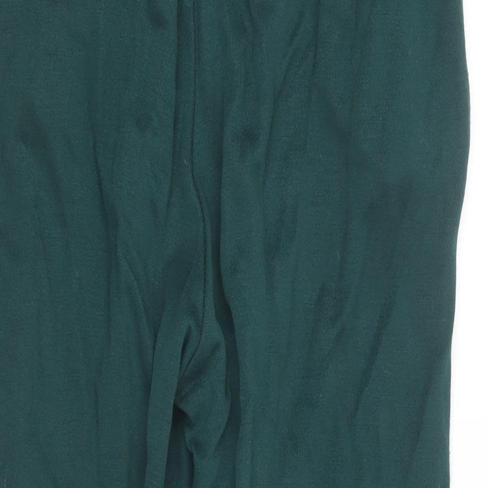 NEXT Womens Green  Modal Jogger Trousers Size 6 L20 in Regular