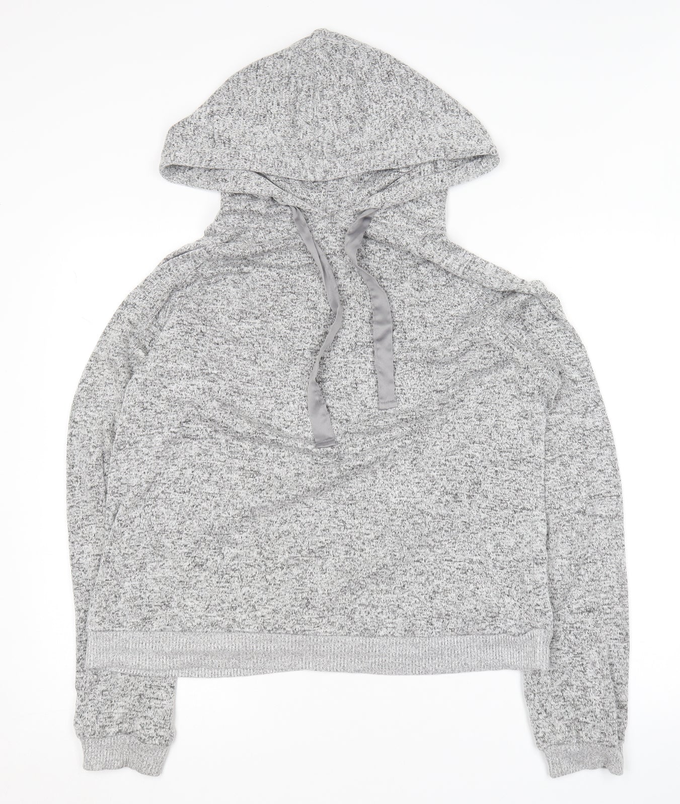 NEXT Womens Grey  Viscose Pullover Hoodie Size M
