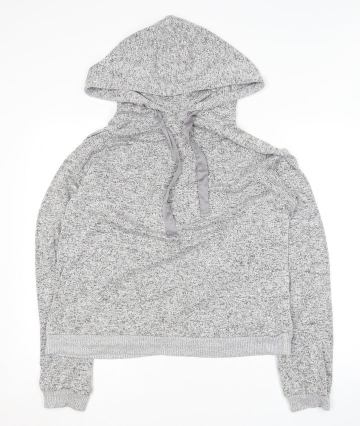 NEXT Womens Grey  Viscose Pullover Hoodie Size M