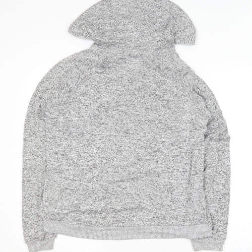 NEXT Womens Grey  Viscose Pullover Hoodie Size M