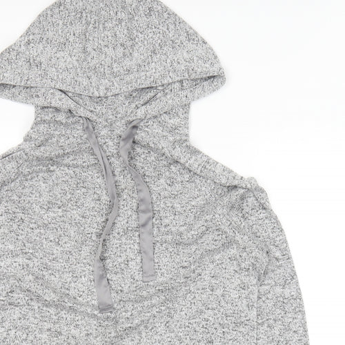 NEXT Womens Grey  Viscose Pullover Hoodie Size M