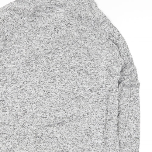 NEXT Womens Grey  Viscose Pullover Hoodie Size M