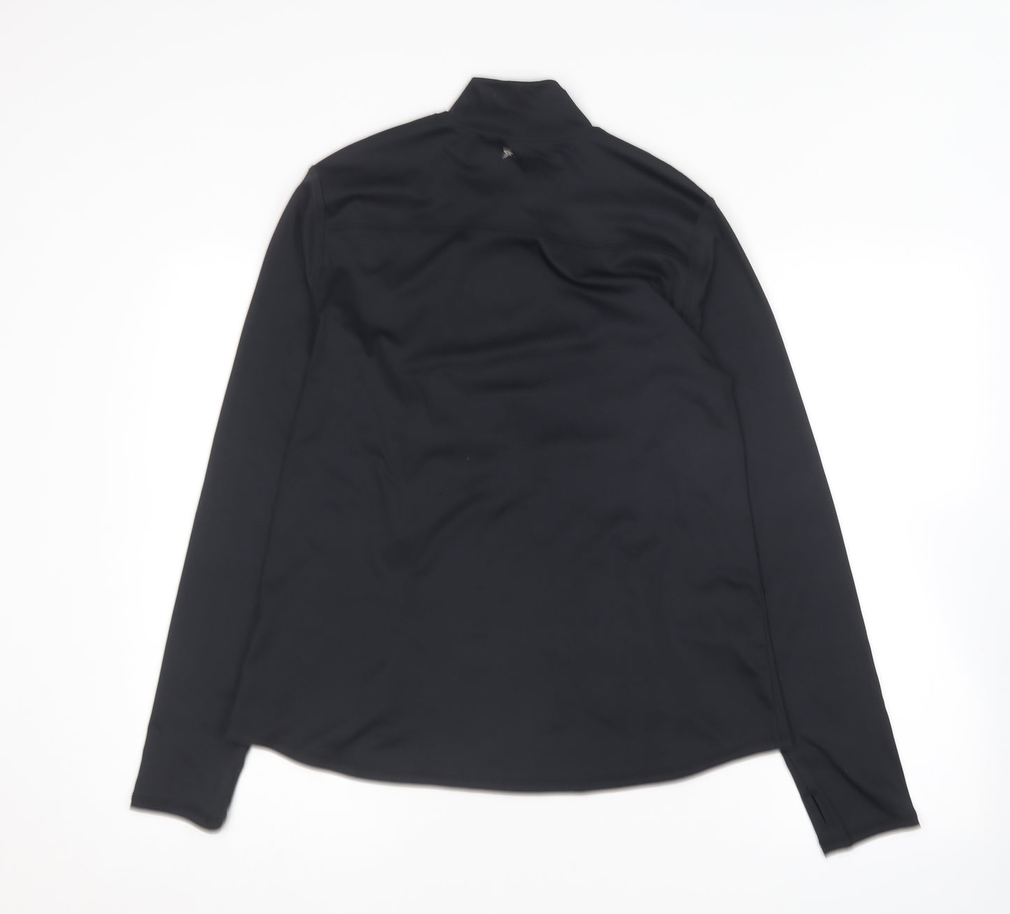 Primark Womens Black  Polyester Full Zip Sweatshirt Size 14