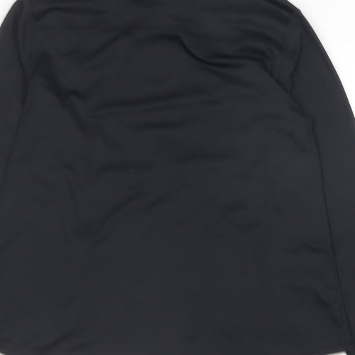 Primark Womens Black  Polyester Full Zip Sweatshirt Size 14