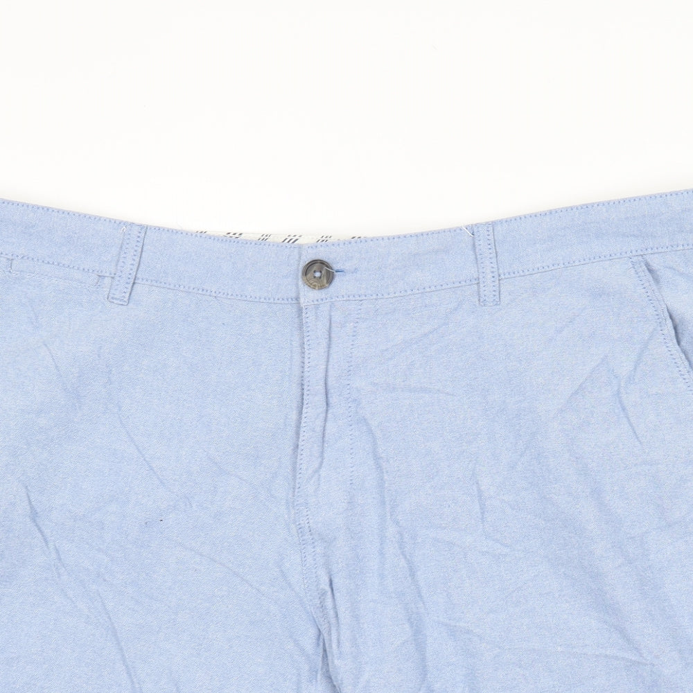 F&F Mens Blue  Cotton Chino Shorts Size 42 in L10 in Regular