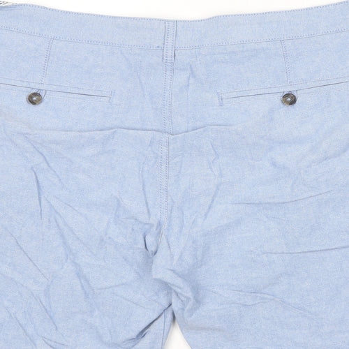 F&F Mens Blue  Cotton Chino Shorts Size 42 in L10 in Regular