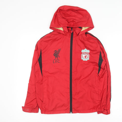 Liverpool FC Boys Red   Jacket Coat Size 6-7 Years   - L.F.C