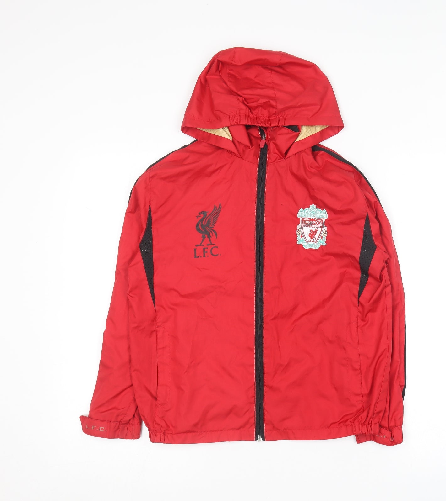 Liverpool FC Boys Red   Jacket Coat Size 6-7 Years   - L.F.C