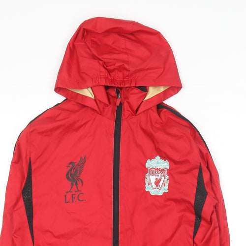 Liverpool FC Boys Red   Jacket Coat Size 6-7 Years   - L.F.C