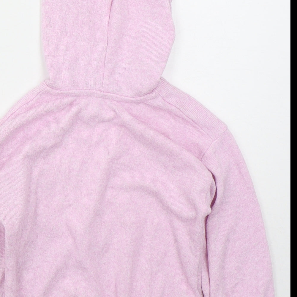 Matalan Girls Pink  Polyester Pullover Hoodie Size 2-3 Years  Pullover