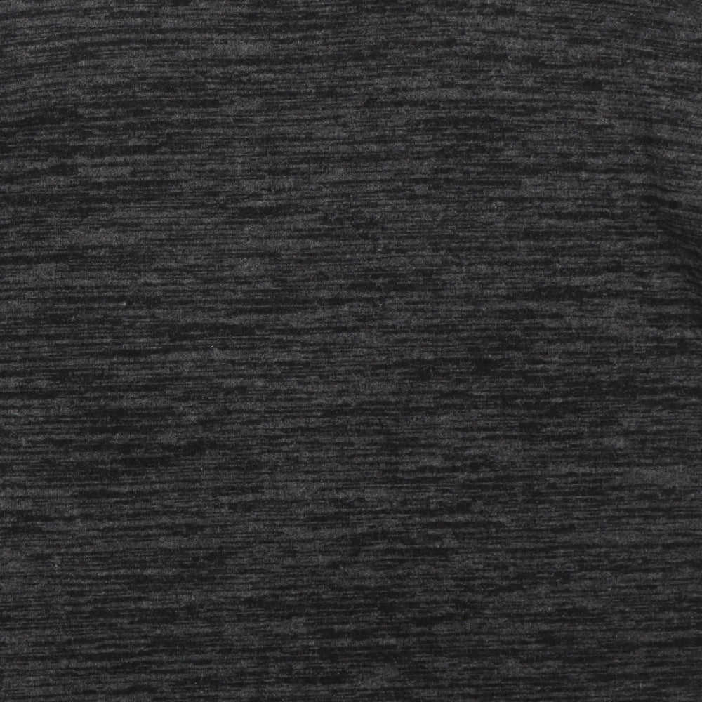 Peacocks Womens Grey Crew Neck  Polyester Pullover Jumper Size 8