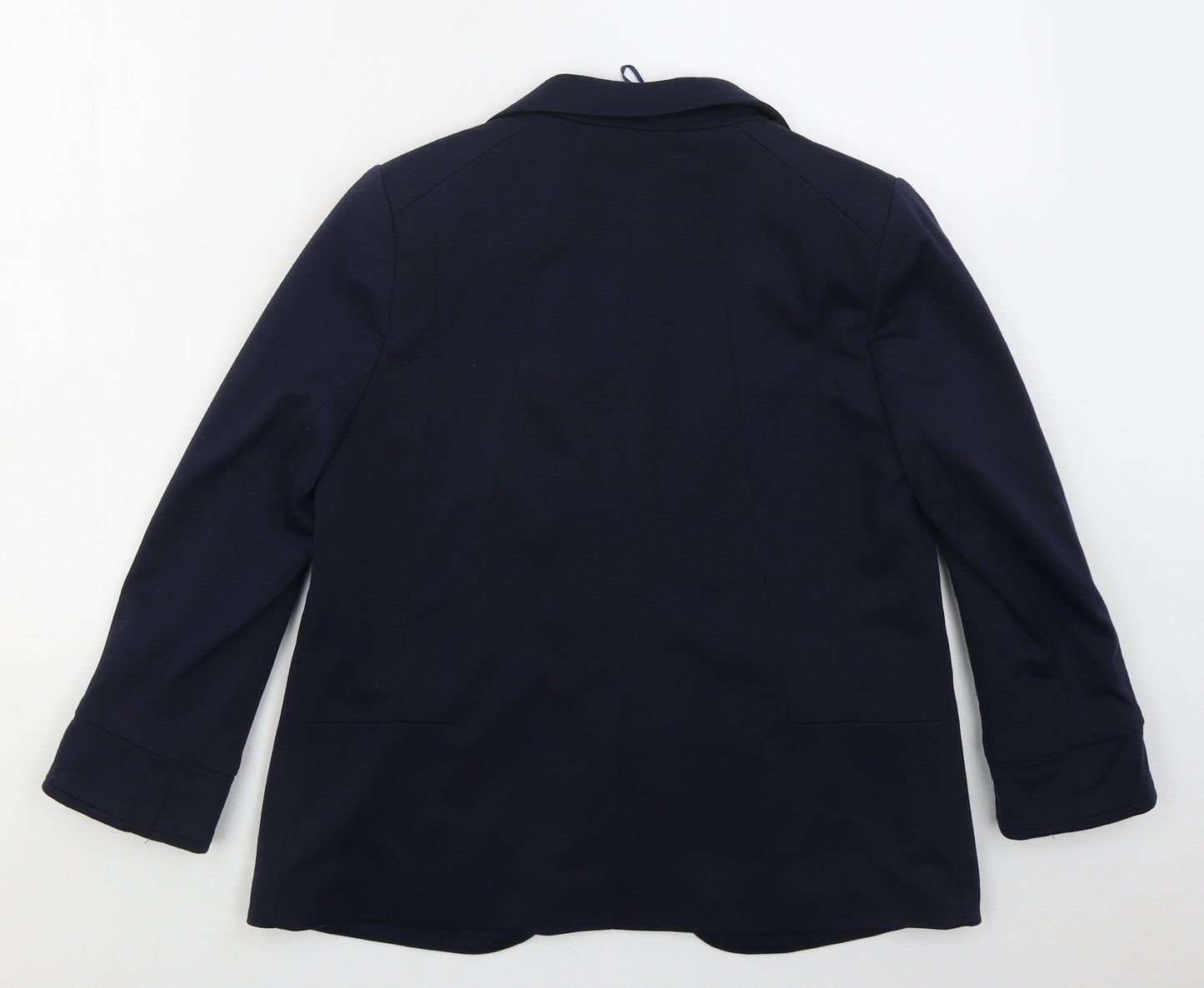 Wallis Womens Blue  Polyester Jacket Blazer Size 12