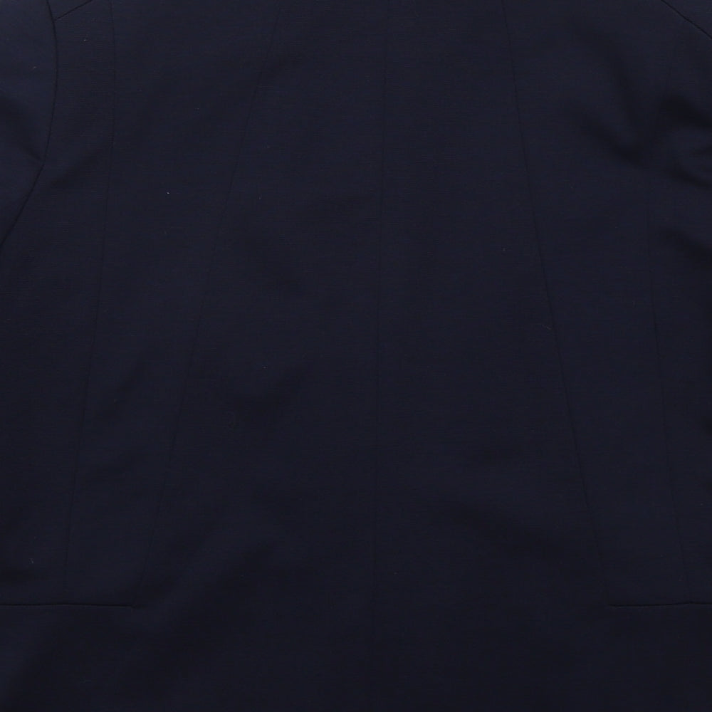 Wallis Womens Blue  Polyester Jacket Blazer Size 12