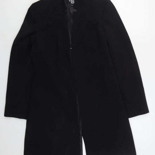 Debenhams Womens Black   Jacket  Size 12  Hook & Eye