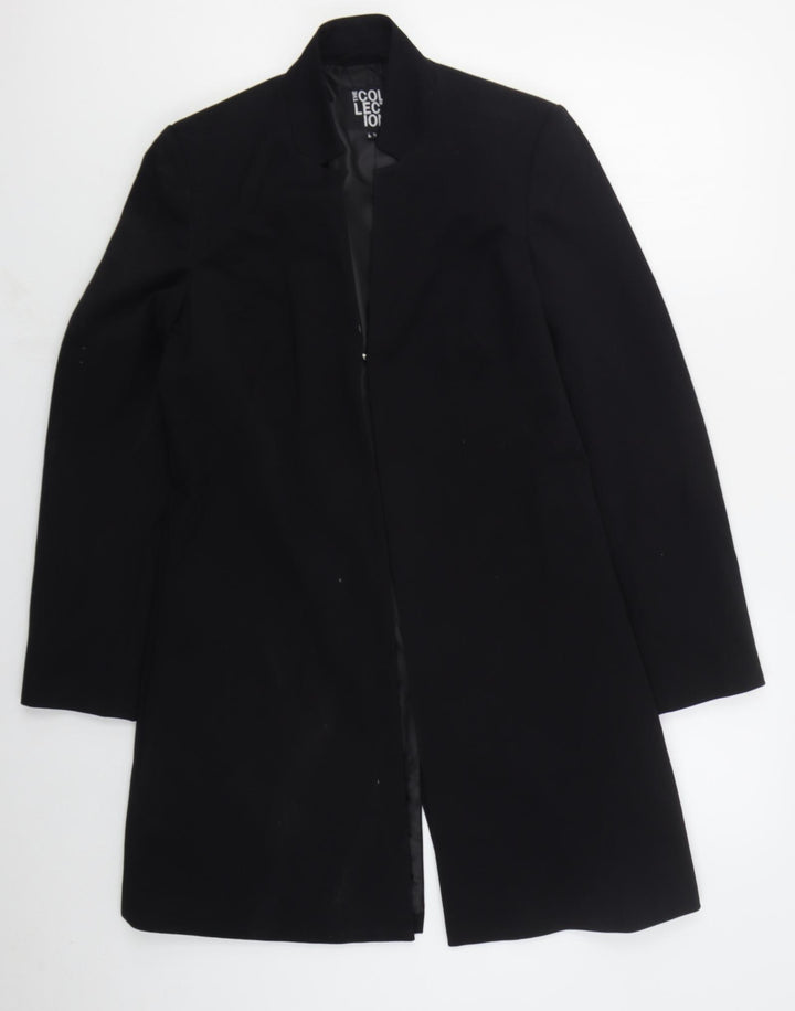Debenhams Womens Black   Jacket  Size 12  Hook & Eye