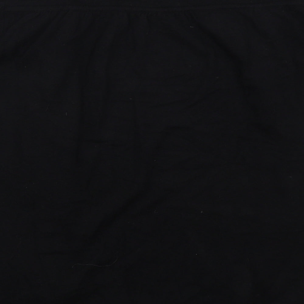 Marks and Spencer Womens Black V-Neck  Nylon Cardigan Jumper Size 16