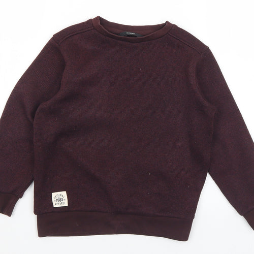 George Boys Purple  Polyester Pullover Sweatshirt Size 7-8 Years