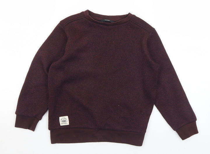 George Boys Purple Polyester Pullover Sweatshirt Size 7-8 Years