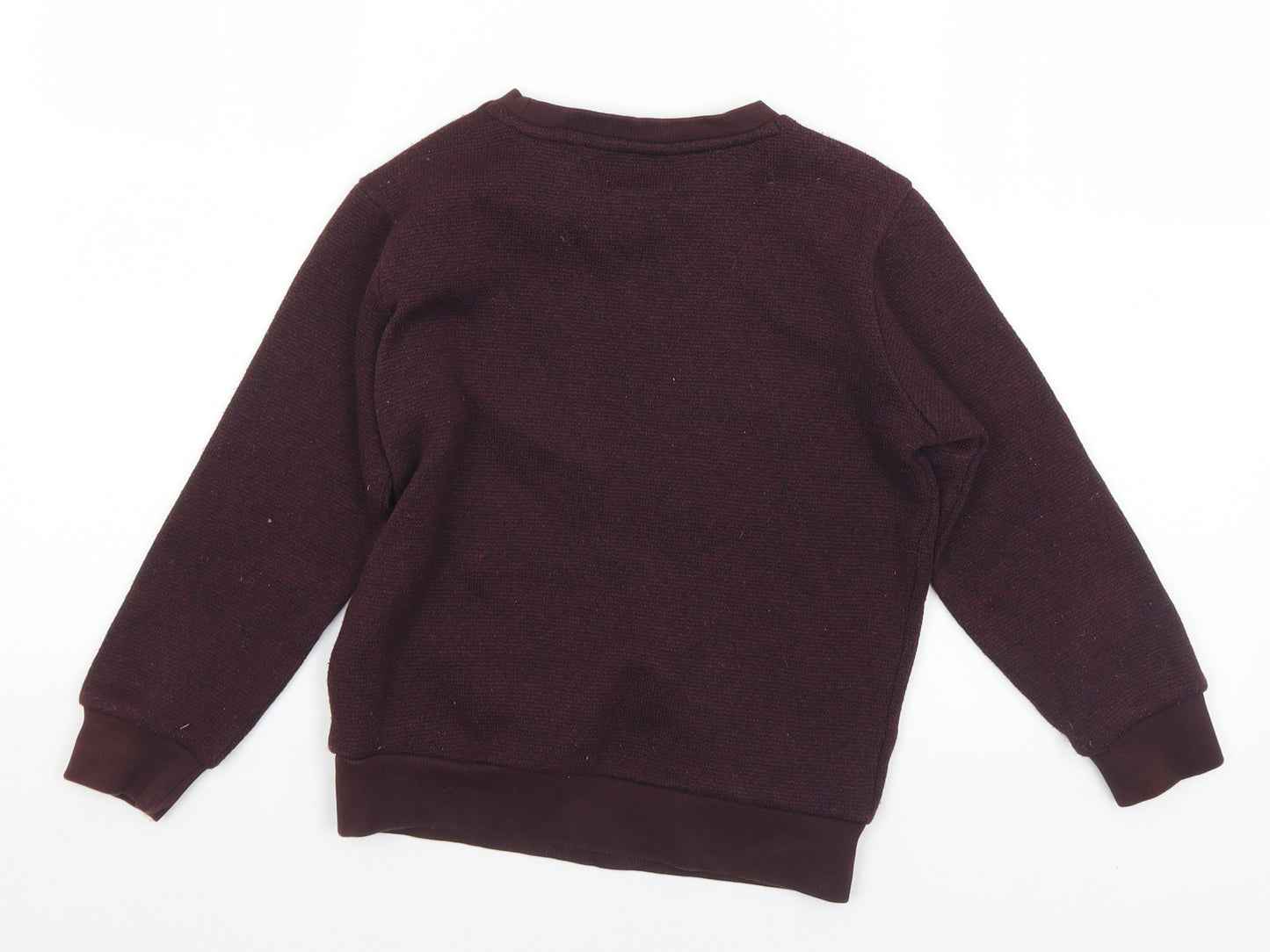 George Boys Purple  Polyester Pullover Sweatshirt Size 7-8 Years