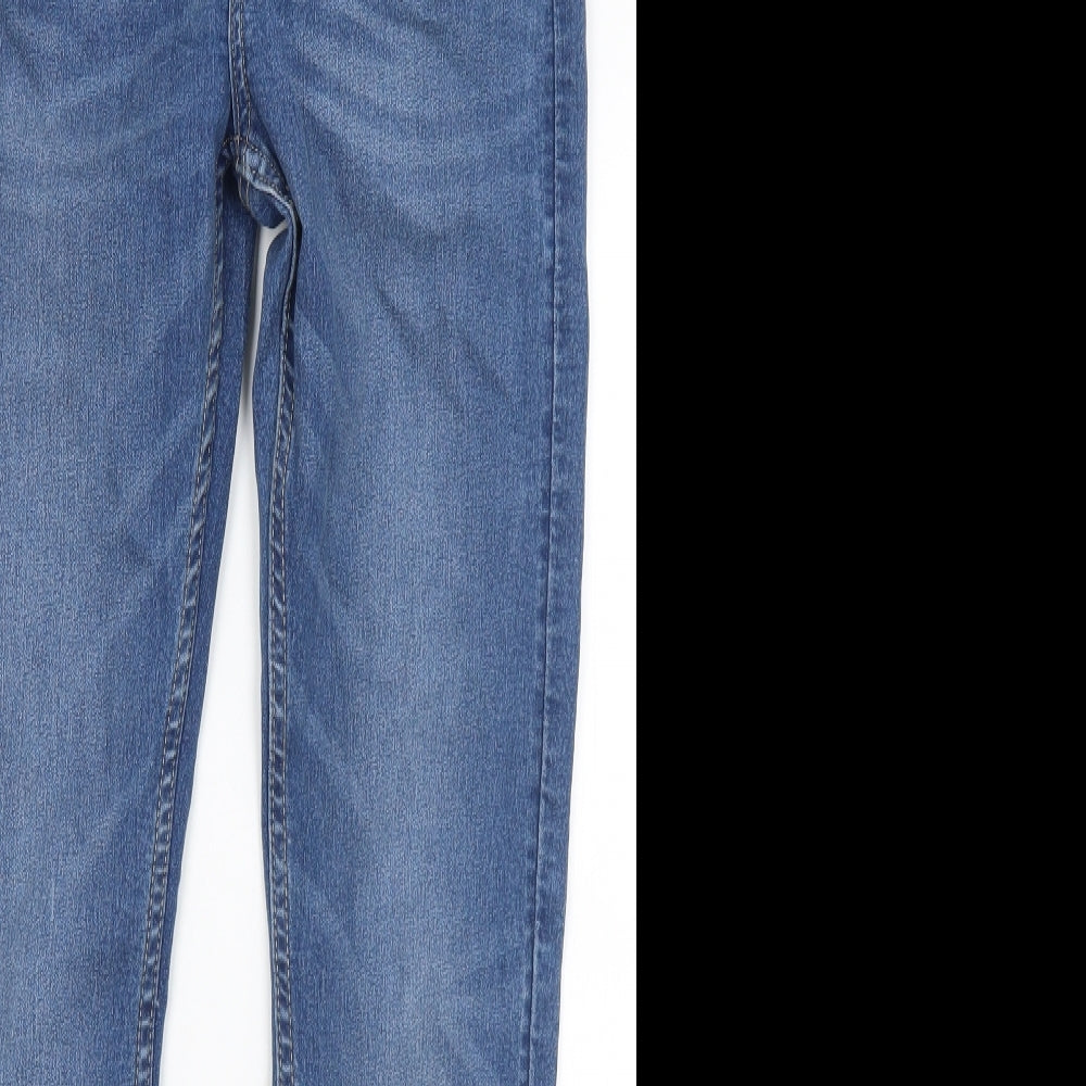 Matalan Boys Blue  Cotton Skinny Jeans Size 13 Years  Regular Button