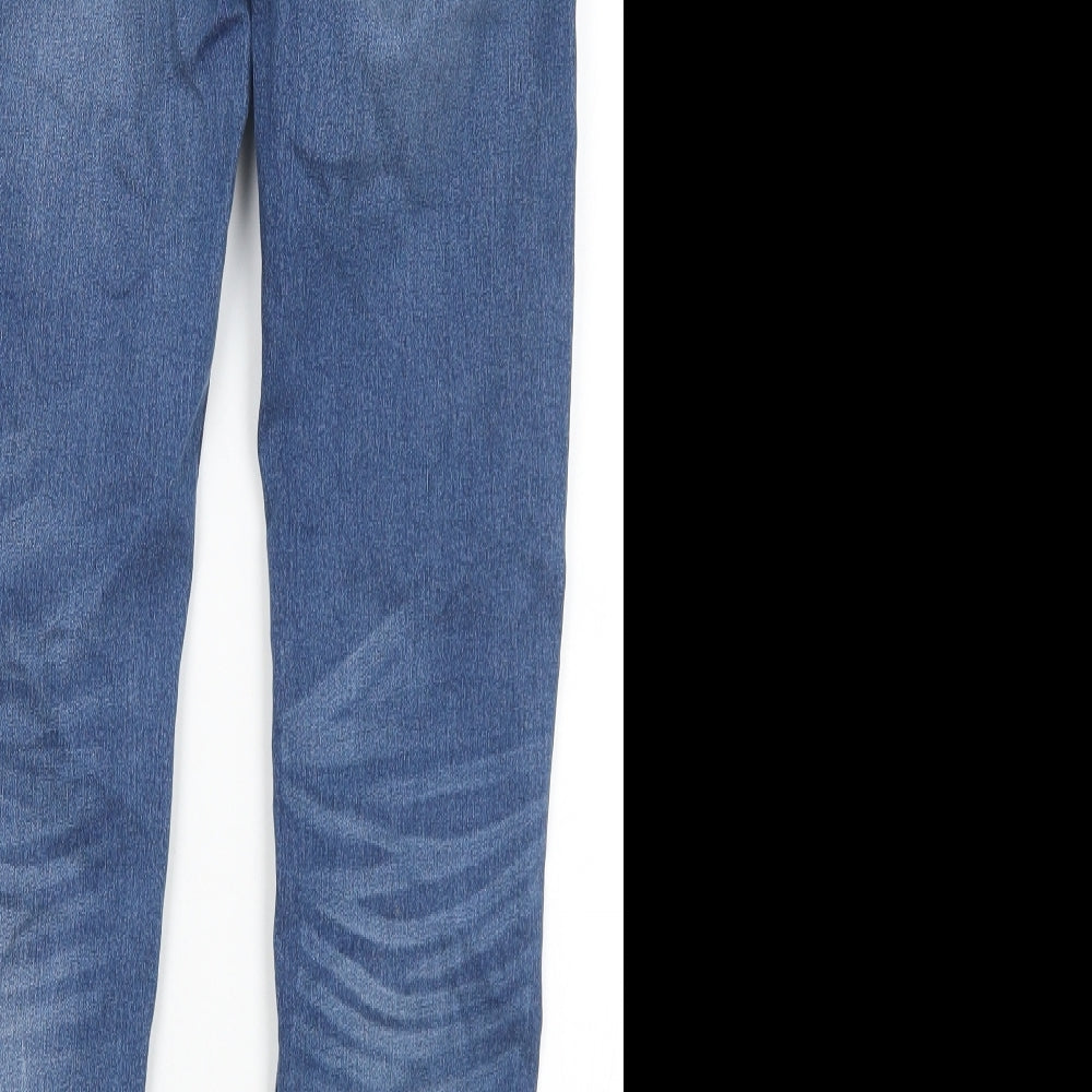 Matalan Boys Blue  Cotton Skinny Jeans Size 13 Years  Regular Button