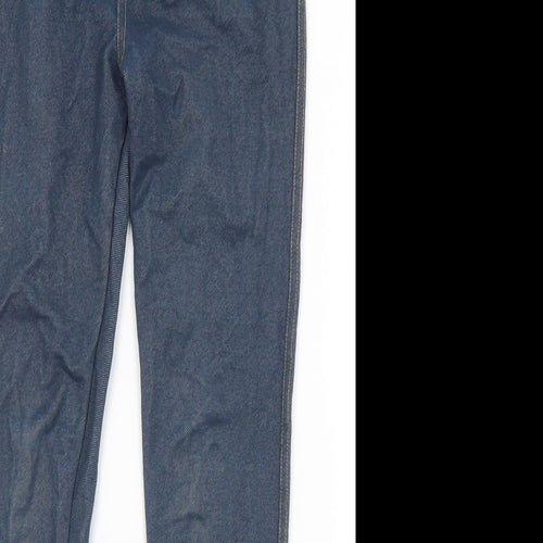 Primark Girls Blue  Polyester Jegging Jeans Size 9-10 Years  Regular