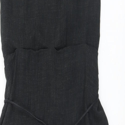Yellow Hammer Womens Grey  Polyester Sheath  Size 8  Scoop Neck Zip