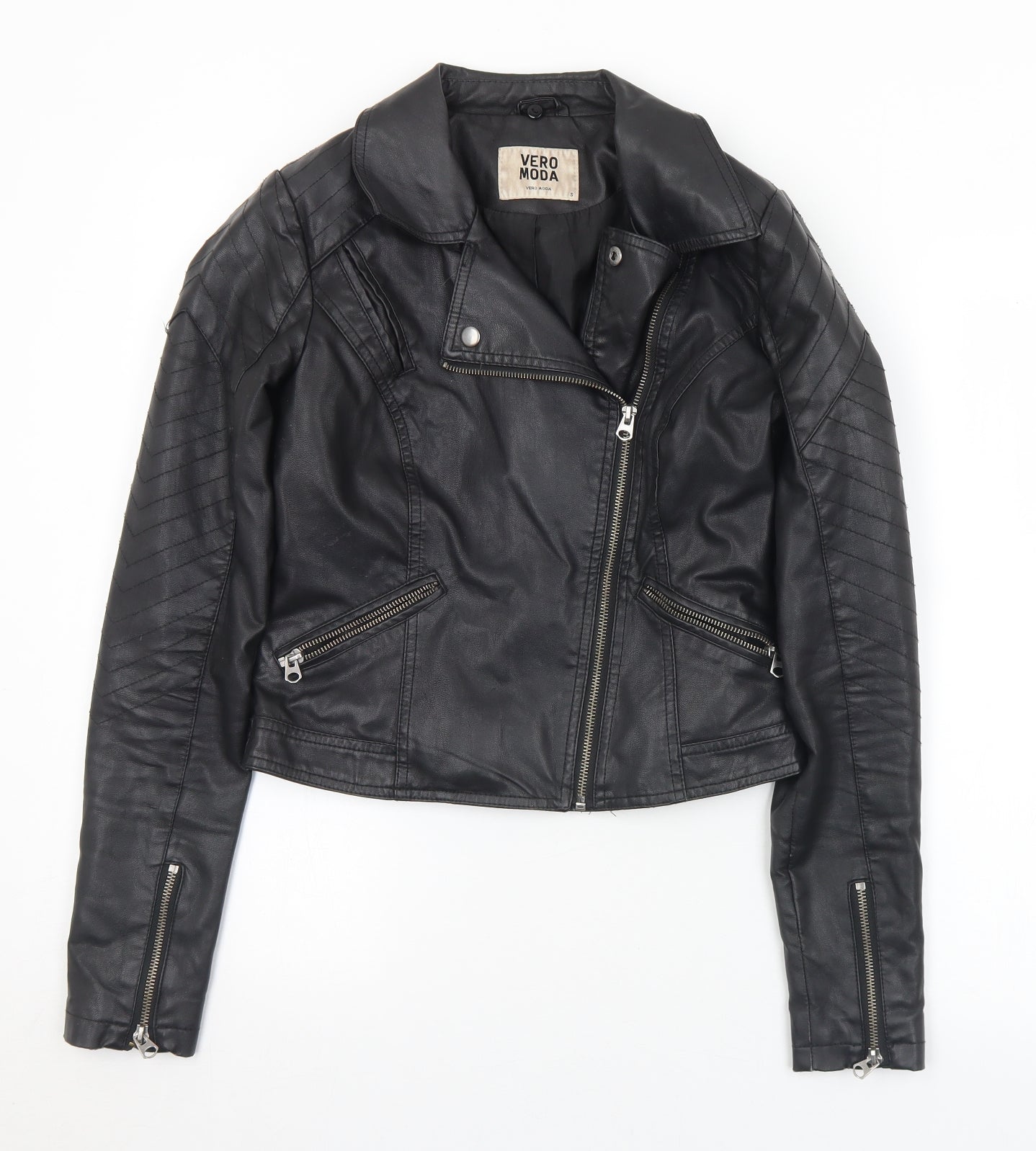 VERO MODA Womens Black   Jacket  Size S  Zip