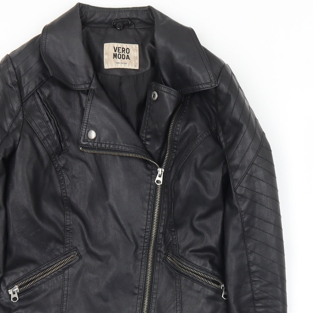 VERO MODA Womens Black   Jacket  Size S  Zip