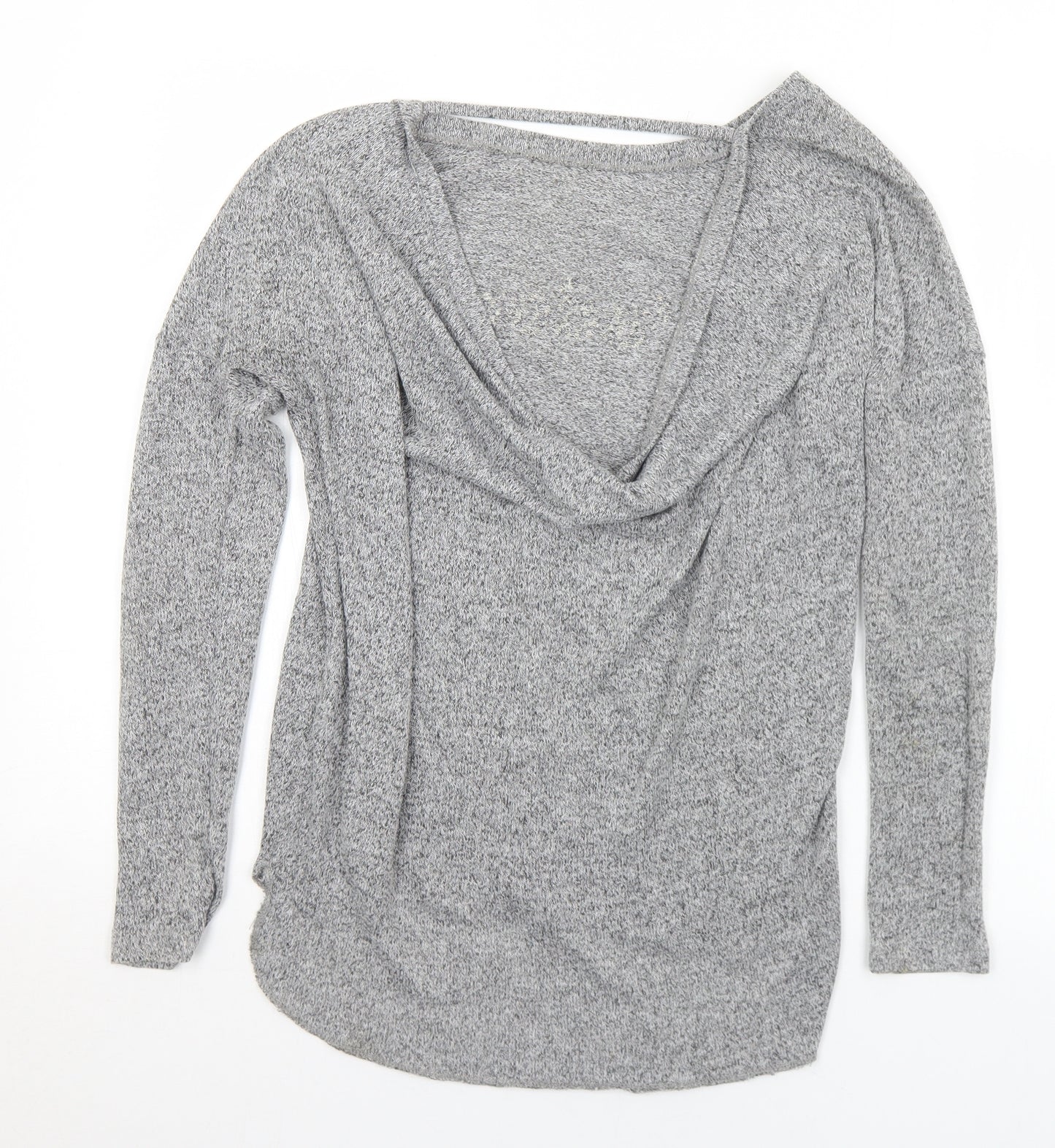 River Island Womens Grey Round Neck  Polyester Pullover Jumper Size 8   - J'adore
