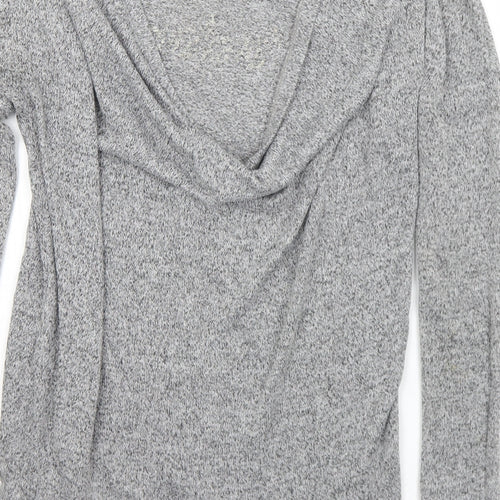 River Island Womens Grey Round Neck  Polyester Pullover Jumper Size 8   - J'adore