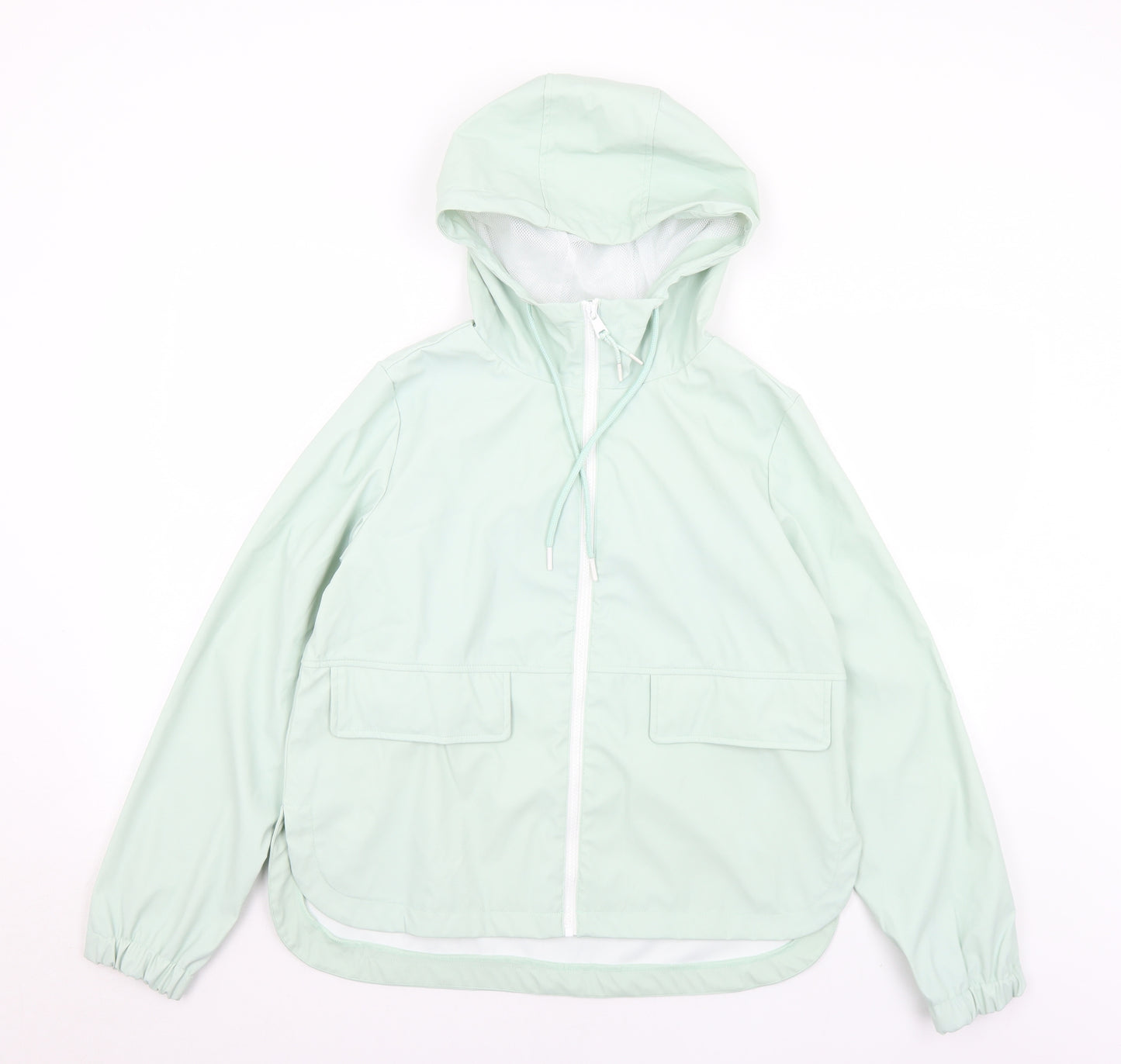 Dunnes Stores Womens Green   Anorak Jacket Size S  Zip