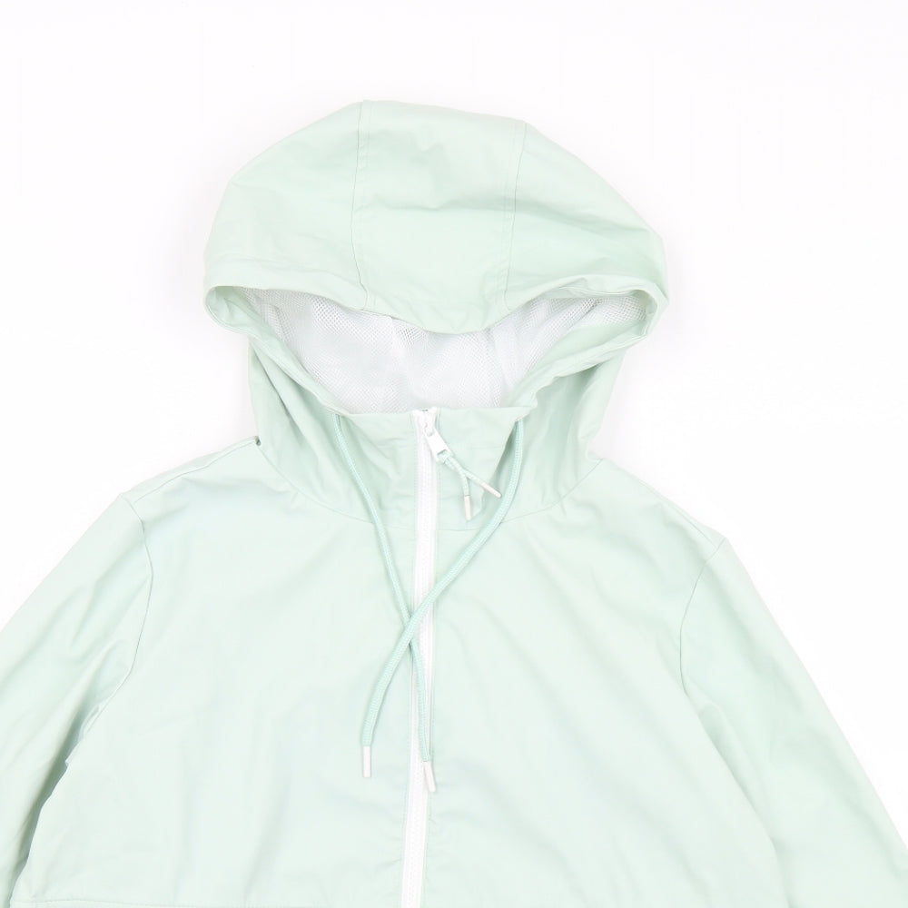 Dunnes Stores Womens Green   Anorak Jacket Size S  Zip