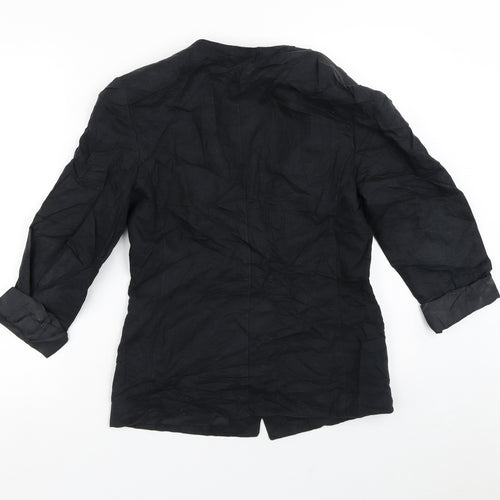 St Michael Womens Black   Jacket Blazer Size 10