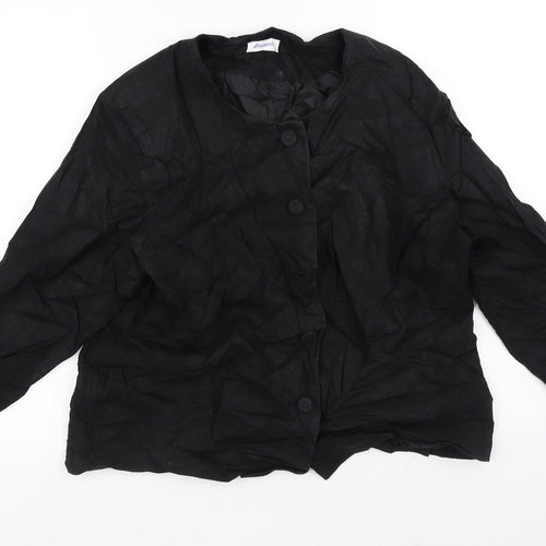 Damart Womens Black   Jacket Blazer Size 18