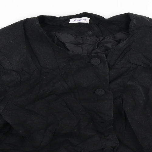 Damart Womens Black   Jacket Blazer Size 18