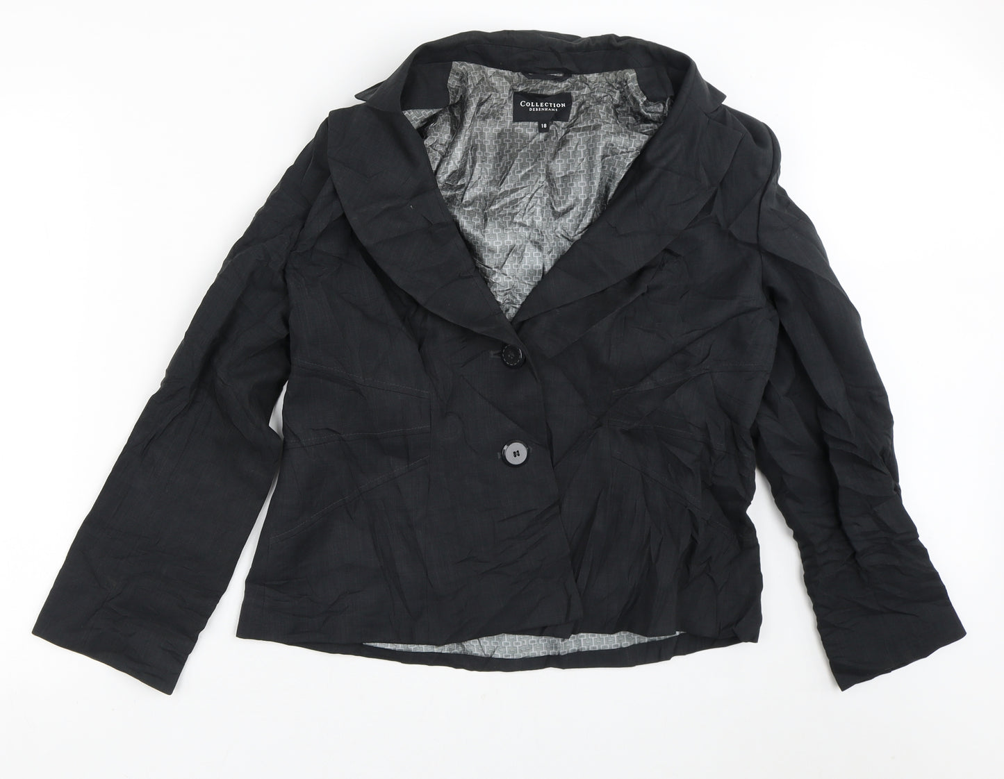 Debenhams Womens Black   Jacket Blazer Size 18