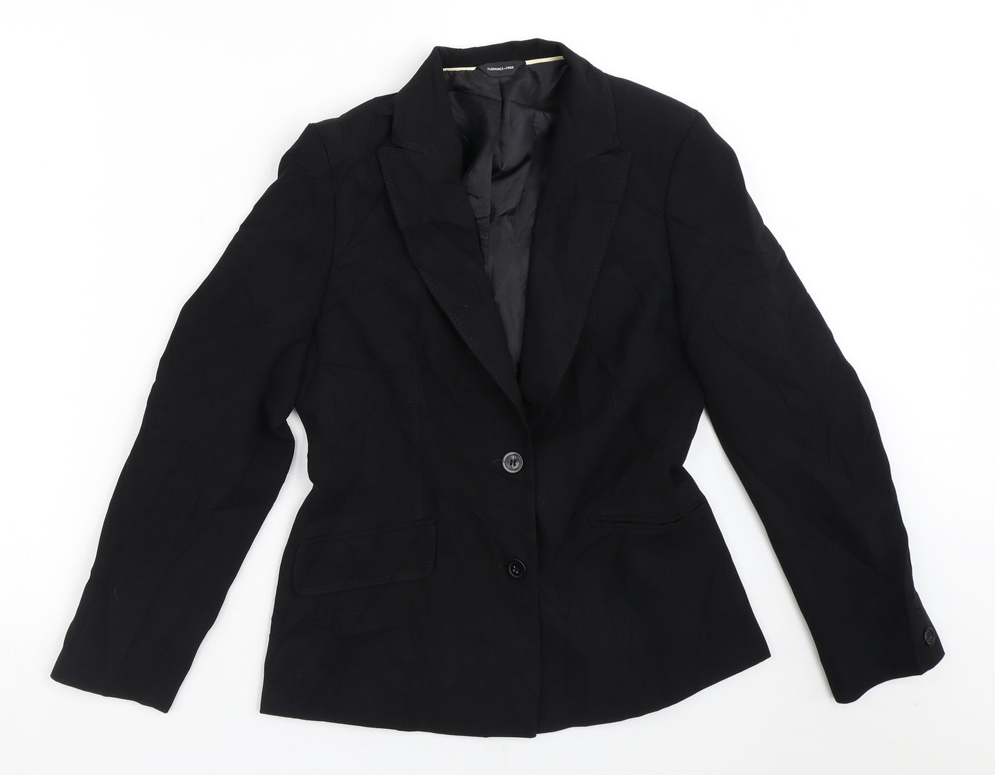 Florence & Fred Womens Black   Jacket Blazer Size 10