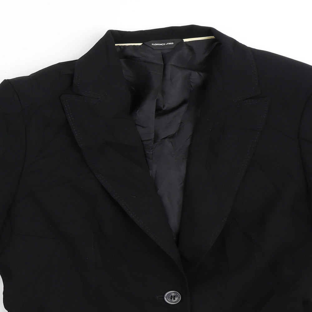 Florence & Fred Womens Black   Jacket Blazer Size 10