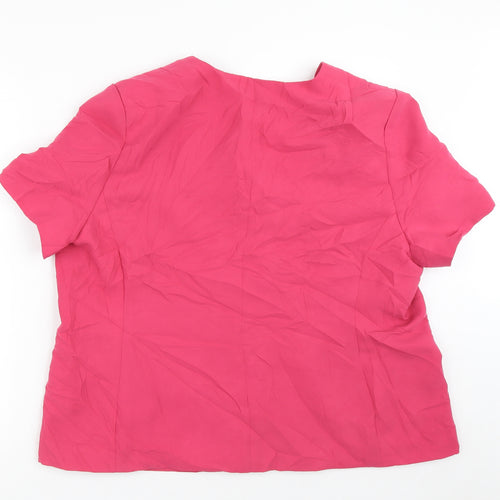 Victoria Layne Womens Pink   Jacket Blazer Size 22