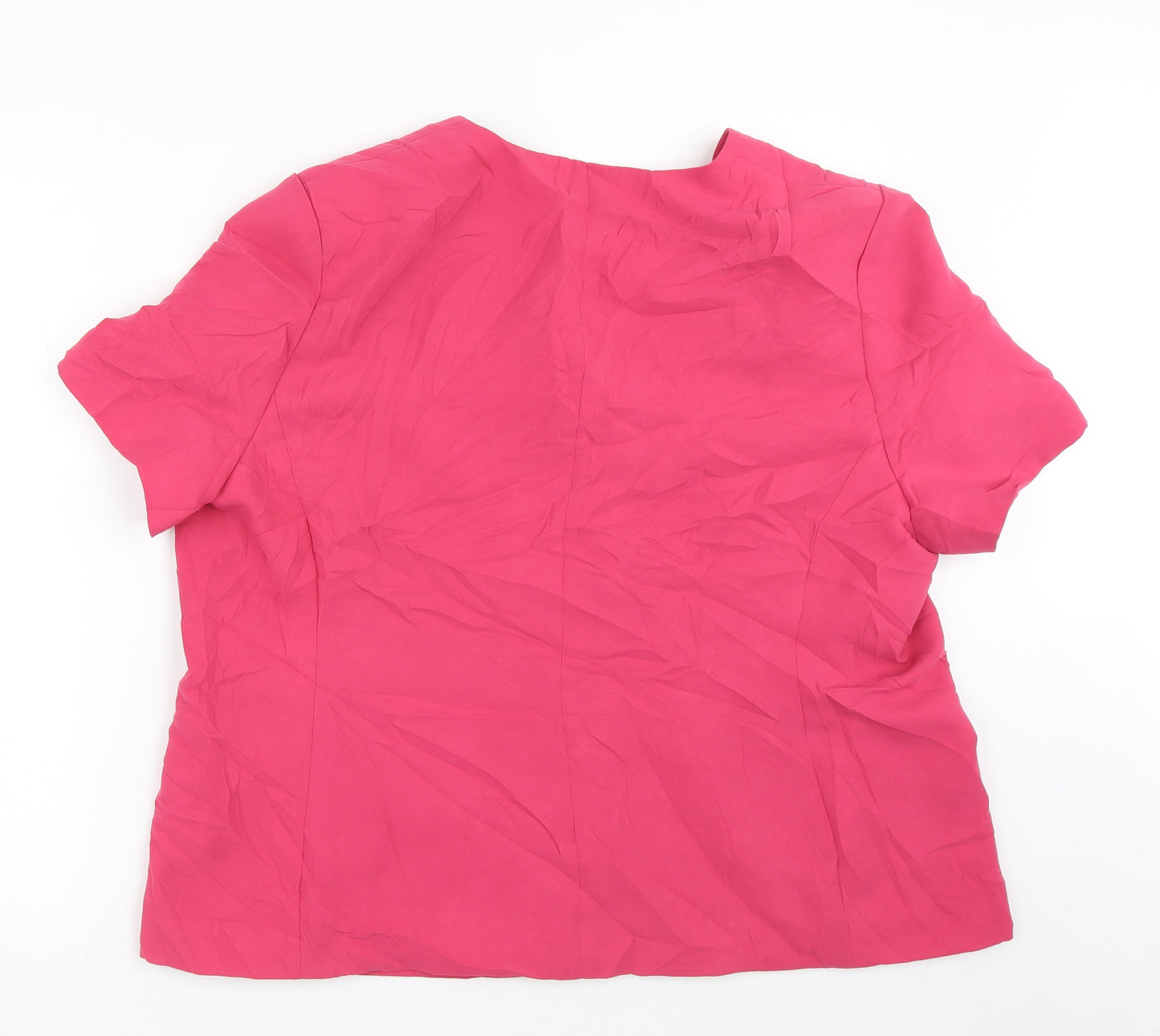 Victoria Layne Womens Pink   Jacket Blazer Size 22