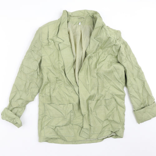 Preworn Womens Green   Jacket Blazer Size 12