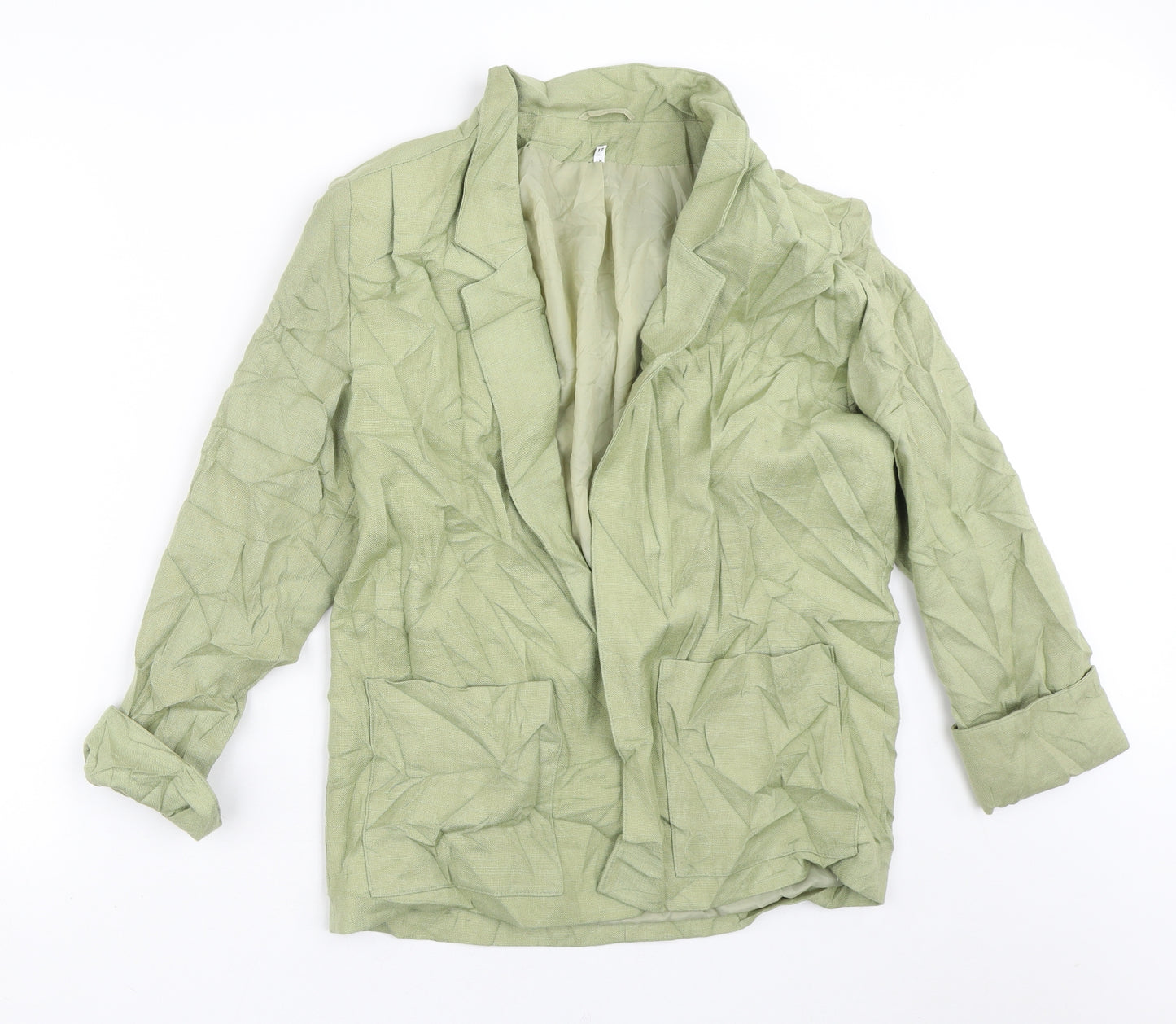 Preworn Womens Green   Jacket Blazer Size 12