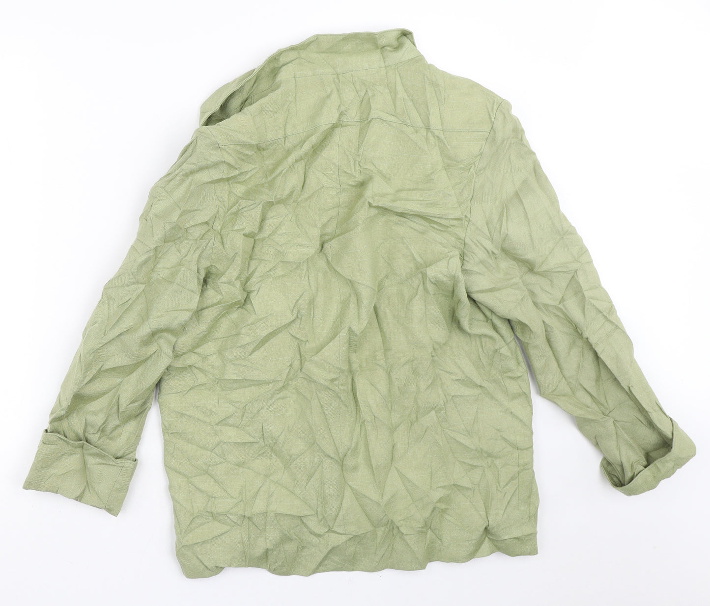 Preworn Womens Green   Jacket Blazer Size 12