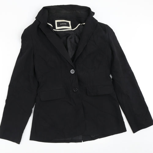 South Womens Black   Jacket Blazer Size 10